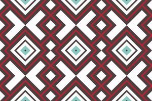 Ikat Paisley Pattern Embroidery Background. Ikat Chevron Geometric Ethnic Oriental Pattern traditional.aztec Style Abstract illustration.design for Texture,fabric,clothing,wrapping,sarong. vector