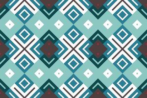 Ikat Paisley Pattern Embroidery Background. Ikat Pattern Geometric Ethnic Oriental Pattern Traditional. Ikat Aztec Style Abstract Design for Print Texture,fabric,saree,sari,carpet. vector