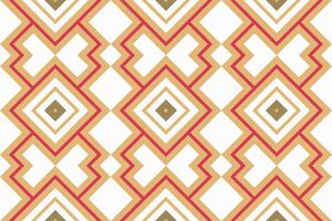 Ikat Damask Paisley Embroidery Background. Ikat Stripes Geometric Ethnic Oriental Pattern traditional.aztec Style Abstract illustration.design for Texture,fabric,clothing,wrapping,sarong. vector