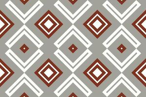 Motif Ikat Seamless Pattern Embroidery Background. Ikat Stripes Geometric Ethnic Oriental Pattern traditional.aztec Style Abstract design for Texture,fabric,clothing,wrapping,sarong. vector