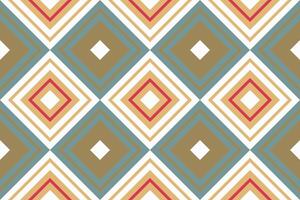 Ikat Damask Paisley Embroidery Background. Ikat Prints Geometric Ethnic Oriental Pattern Traditional. Ikat Aztec Style Abstract Design for Print Texture,fabric,saree,sari,carpet. vector