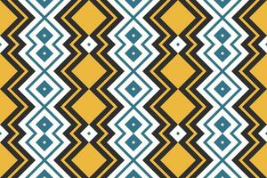 Ikat Paisley Pattern Embroidery Background. Ikat Texture Geometric Ethnic Oriental Pattern Traditional. Ikat Aztec Style Abstract Design for Print Texture,fabric,saree,sari,carpet. vector