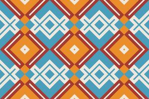 Motif Ikat Paisley Embroidery Background. Ikat Frame Geometric Ethnic Oriental Pattern Traditional. Ikat Aztec Style Abstract Design for Print Texture,fabric,saree,sari,carpet. vector