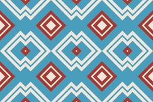 Motif Ikat Paisley Embroidery Background. Ikat Flower Geometric Ethnic Oriental Pattern Traditional. Ikat Aztec Style Abstract Design for Print Texture,fabric,saree,sari,carpet. vector
