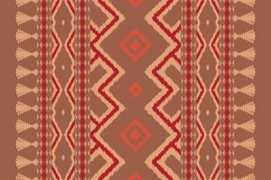 Motif Ikat Paisley Embroidery Background. Ikat Fabric Geometric Ethnic Oriental Pattern Traditional. Ikat Aztec Style Abstract Design for Print Texture,fabric,saree,sari,carpet. vector