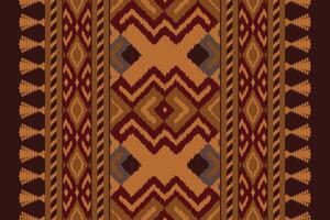 Motif Ikat Paisley Embroidery Background. Ikat Triangle Geometric Ethnic Oriental Pattern Traditional. Ikat Aztec Style Abstract Design for Print Texture,fabric,saree,sari,carpet. vector
