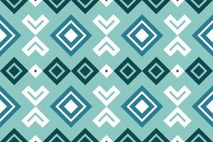 Ikat Paisley Pattern Embroidery Background. Ikat Flowers Geometric Ethnic Oriental Pattern Traditional. Ikat Aztec Style Abstract Design for Print Texture,fabric,saree,sari,carpet. vector