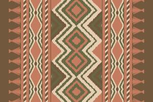 Ikat Damask Embroidery Background. Ikat Background Geometric Ethnic Oriental Pattern Traditional. Ikat Aztec Style Abstract Design for Print Texture,fabric,saree,sari,carpet. vector
