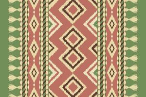 Motif Ikat Paisley Embroidery Background. Ikat Print Geometric Ethnic Oriental Pattern Traditional. Ikat Aztec Style Abstract Design for Print Texture,fabric,saree,sari,carpet. vector