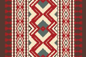 Ikat Fabric Paisley Embroidery Background. Ikat Prints Geometric Ethnic Oriental Pattern Traditional. Ikat Aztec Style Abstract Design for Print Texture,fabric,saree,sari,carpet. vector