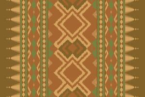 Ikat Damask Paisley Embroidery Background. Ikat Chevron Geometric Ethnic Oriental Pattern Traditional. Ikat Aztec Style Abstract Design for Print Texture,fabric,saree,sari,carpet. vector
