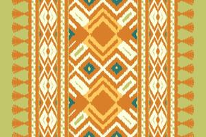 Ikat Paisley Pattern Embroidery Background. Ikat Designs Geometric Ethnic Oriental Pattern Traditional. Ikat Aztec Style Abstract Design for Print Texture,fabric,saree,sari,carpet. vector