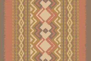Ikat Fabric Paisley Embroidery Background. Ikat Designs Geometric Ethnic Oriental Pattern Traditional. Ikat Aztec Style Abstract Design for Print Texture,fabric,saree,sari,carpet. vector
