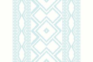 Ikat Damask Embroidery Background. Ikat Flower Geometric Ethnic Oriental Pattern traditional.aztec Style Abstract illustration.design for Texture,fabric,clothing,wrapping,sarong. vector