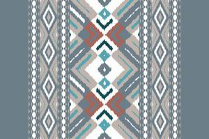Motif Ikat Paisley Embroidery Background. Ikat Seamless Pattern Geometric Ethnic Oriental Pattern Traditional. Ikat Aztec Style Abstract Design for Print Texture,fabric,saree,sari,carpet. vector