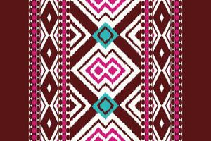 Ikat Fabric Paisley Embroidery Background. Ikat Designs Geometric Ethnic Oriental Pattern Traditional. Ikat Aztec Style Abstract Design for Print Texture,fabric,saree,sari,carpet. vector