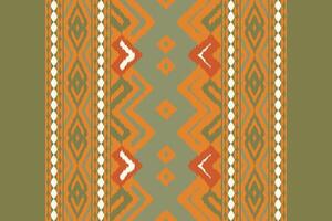 Ikat Fabric Paisley Embroidery Background. Ikat Aztec Geometric Ethnic Oriental Pattern Traditional. Ikat Aztec Style Abstract Design for Print Texture,fabric,saree,sari,carpet. vector
