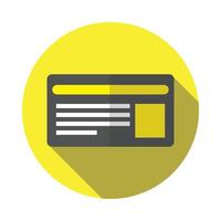 flat card icon design illustration vector