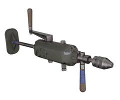 3d rendering old manual drill photo