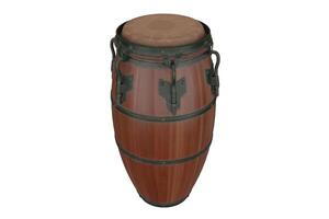 3d rendering latin congas musical instrument photo