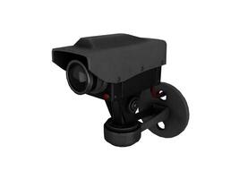 3d rendering large wall security camera photo