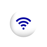 symbol and icon related to wireless Wi-Fi connectivity, including Wi-Fi signal symbols and an internet connection, that enable remote internet access. png