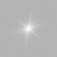 Light effect of lens flares vector