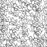 Seamless pattern with sketch squiggle vector