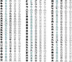 Automotive car Icons set for web and document design. free vector