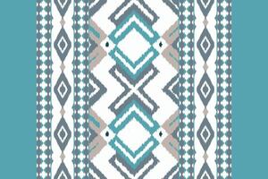 Motif Ikat Paisley Embroidery Background. Ikat Stripes Geometric Ethnic Oriental Pattern Traditional. Ikat Aztec Style Abstract Design for Print Texture,fabric,saree,sari,carpet. vector