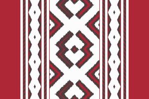 Ikat Paisley Pattern Embroidery Background. Ikat Background Geometric Ethnic Oriental Pattern traditional.aztec Style Abstract design for Texture,fabric,clothing,wrapping,sarong. vector