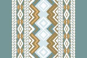 Motif Ikat Paisley Embroidery Background. Ikat Aztec Geometric Ethnic Oriental Pattern Traditional. Ikat Aztec Style Abstract Design for Print Texture,fabric,saree,sari,carpet. vector