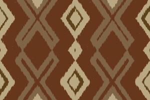 Motif Ikat Seamless Pattern Embroidery Background. Ikat Stripe Geometric Ethnic Oriental Pattern traditional.aztec Style Abstract design for Texture,fabric,clothing,wrapping,sarong. vector
