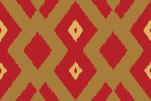 Motif Ikat Floral Paisley Embroidery Background. Ikat Fabric Geometric Ethnic Oriental Pattern Traditional. Ikat Aztec Style Abstract Design for Print Texture,fabric,saree,sari,carpet. vector