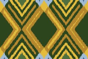 Ikat Damask Paisley Embroidery Background. Ikat Pattern Geometric Ethnic Oriental Pattern Traditional. Ikat Aztec Style Abstract Design for Print Texture,fabric,saree,sari,carpet. vector