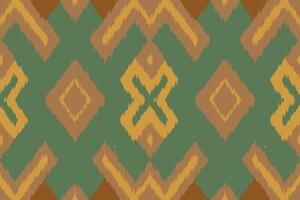Ikat Fabric Paisley Embroidery Background. Ikat Texture Geometric Ethnic Oriental Pattern Traditional. Ikat Aztec Style Abstract Design for Print Texture,fabric,saree,sari,carpet. vector