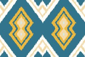 Ikat Damask Embroidery Background. Ikat Print Geometric Ethnic Oriental Pattern Traditional. Ikat Aztec Style Abstract Design for Print Texture,fabric,saree,sari,carpet. vector