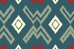 Motif Ikat Seamless Pattern Embroidery Background. Ikat Stripe Geometric Ethnic Oriental Pattern Traditional. Ikat Aztec Style Abstract Design for Print Texture,fabric,saree,sari,carpet. vector