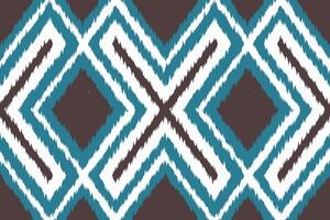 Ikat Fabric Paisley Embroidery Background. Ikat Seamless Pattern Geometric Ethnic Oriental Pattern Traditional. Ikat Aztec Style Abstract Design for Print Texture,fabric,saree,sari,carpet. vector