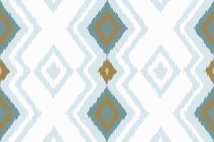 Motif Ikat Paisley Embroidery Background. Ikat Background Geometric Ethnic Oriental Pattern Traditional. Ikat Aztec Style Abstract Design for Print Texture,fabric,saree,sari,carpet. vector