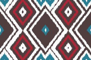 Ikat Fabric Paisley Embroidery Background. Ikat Stripe Geometric Ethnic Oriental Pattern Traditional. Ikat Aztec Style Abstract Design for Print Texture,fabric,saree,sari,carpet. vector