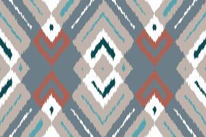 Motif Ikat Floral Paisley Embroidery Background. Ikat Patterns Geometric Ethnic Oriental Pattern Traditional. Ikat Aztec Style Abstract Design for Print Texture,fabric,saree,sari,carpet. vector