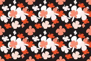 Flower Pattern Texture Little Floral Liberty Seamless Texture Background. Spring, Summer Romantic Blossom Flower Garden Seamless Pattern for Your Designs vector