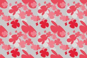Flowers Seamless Pattern Design for Fabric Vintage 70s Style Flower Background Illustration. Colorful Pastel Color Groovy Artwork Bundle, Y2k Nature Backgrounds With Spring Plants. vector