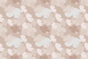 Bouquet Spring Flowers Pattern Vintage 70s Style Flower Background Illustration. Colorful Pastel Color Groovy Artwork Bundle, Y2k Nature Backgrounds With Spring Plants. vector
