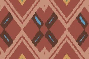 Motif Ikat Paisley Embroidery Background. Ikat Frame Geometric Ethnic Oriental Pattern Traditional. Ikat Aztec Style Abstract Design for Print Texture,fabric,saree,sari,carpet. vector