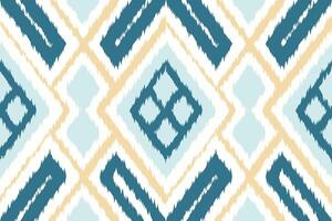 Motif Ikat Seamless Pattern Embroidery Background. Ikat Designs Geometric Ethnic Oriental Pattern traditional.aztec Style Abstract design for Texture,fabric,clothing,wrapping,sarong. vector