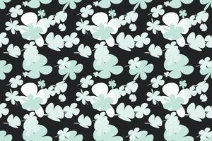 Pattern With Simple Pretty Small Flowers, With Simple Pretty, Little Floral Liberty Seamless Texture Background. Spring, Summer Romantic Blossom Flower Garden Seamless Pattern for Your Designs vector