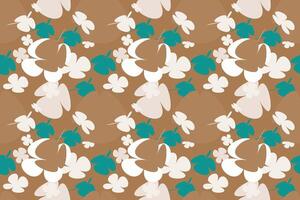 Little Floral Liberty Seamless Texture Background. Spring, Summer Romantic Blossom Flower Garden Seamless Pattern for Your Designs vector