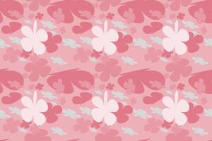 Pattern With Simple Pretty Small Flowers, With Simple Pretty, Little Floral Liberty Seamless Texture Background. Spring, Summer Romantic Blossom Flower Garden Seamless Pattern for Your Designs vector